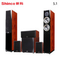 Home Theatre Guitarra Altavoz Estantería Sonido Sorround Stereo